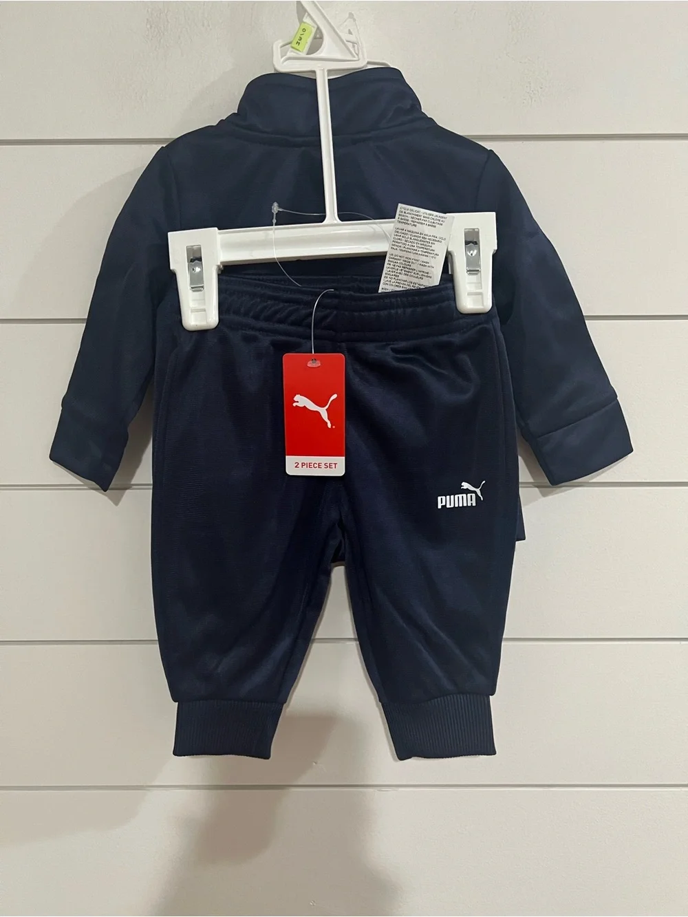 Puma Navy & White Toddler Track Jacket and Pants - Picture 2 of 3